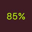 85%