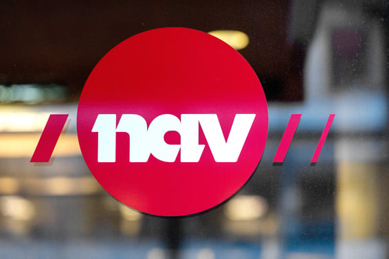 Nav logo på dør