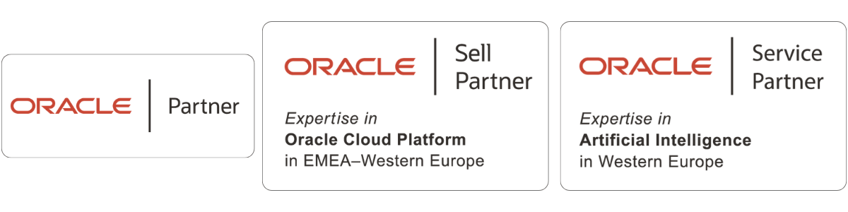 Orcale Partner statuses (Cloud & AI)