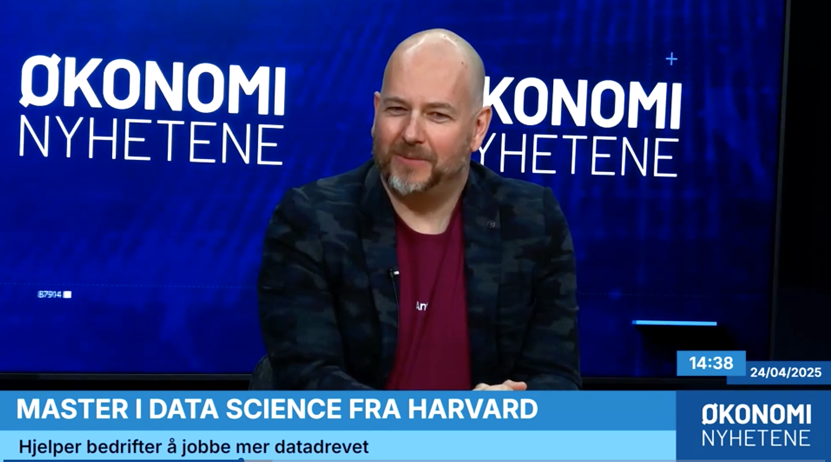 Øyvind Spørck at Finansavisen TV 24.04.2025